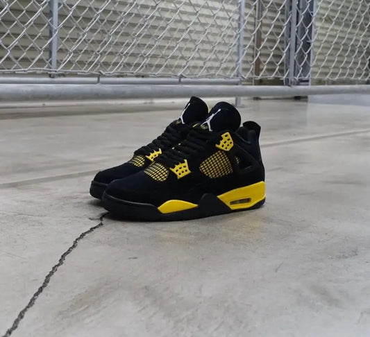 Nik.e Air Jordan Retro 4 THUNDER YELLOW (SEMI UA)