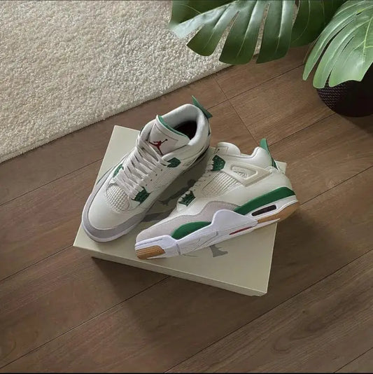 Nike air Jor_dan Retro 4 Pine Green Semi Ua Quality