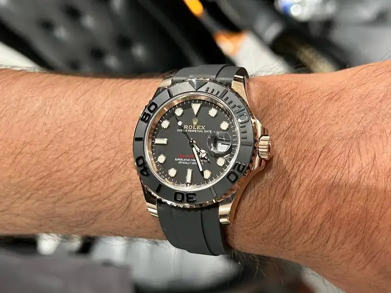 RLX YACH MASTER ROSE GOLD