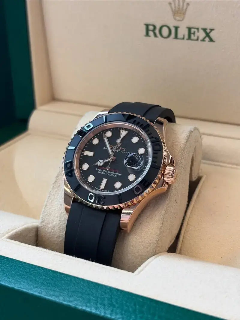 ROLEX YACH MASTER ROSE GOLD