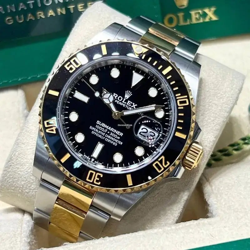 RLX SUBMARINER GOLD BLACK