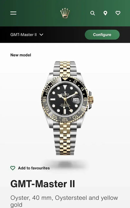 ROLEX GMT MASTER 2 GOLD BLACK