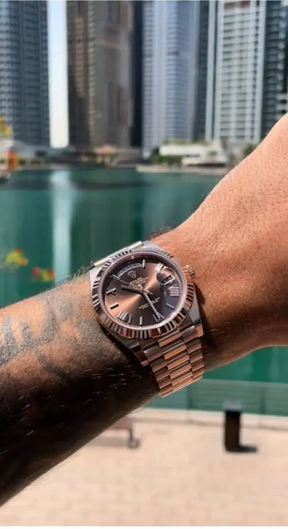 ROLEX DAYDATE CHOCOLATE DAIL