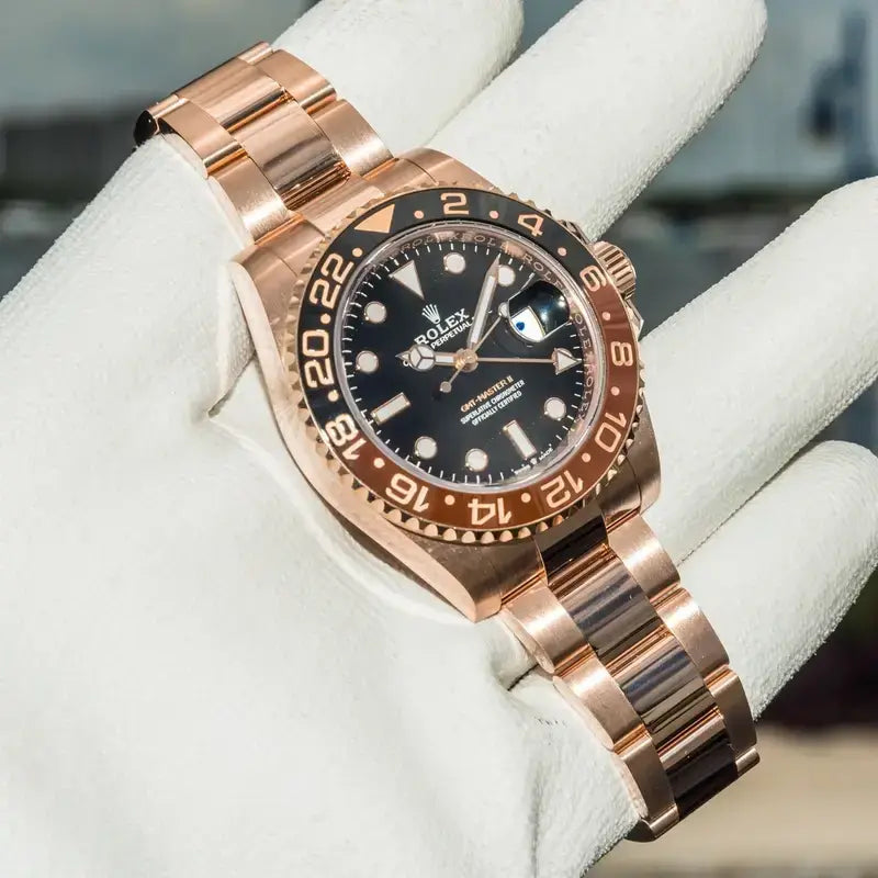 ROLEX GMT MASTER ROSE GOLD