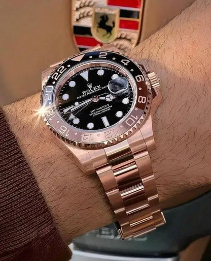 ROLEX GMT MASTER ROSE GOLD