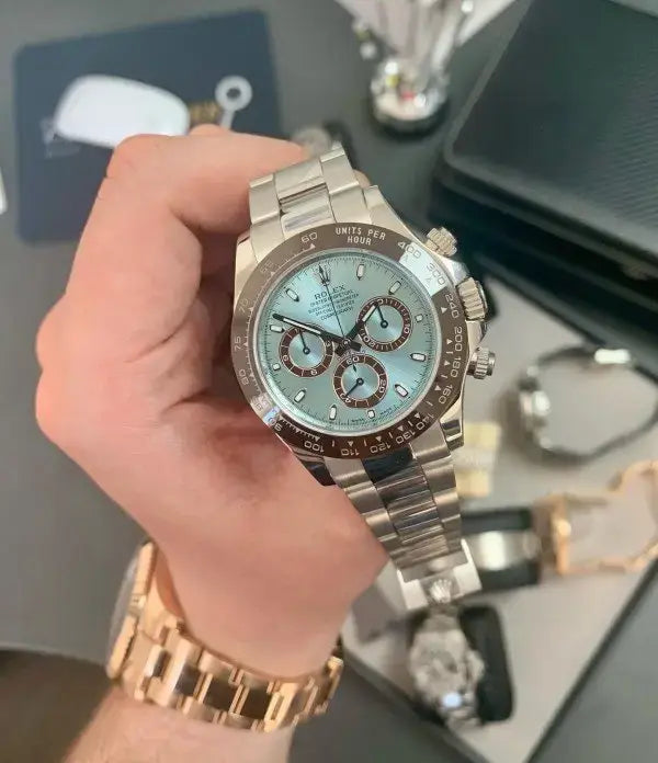 RLX DAYTONA ICE BLUE DAILMS DHONI EDITION