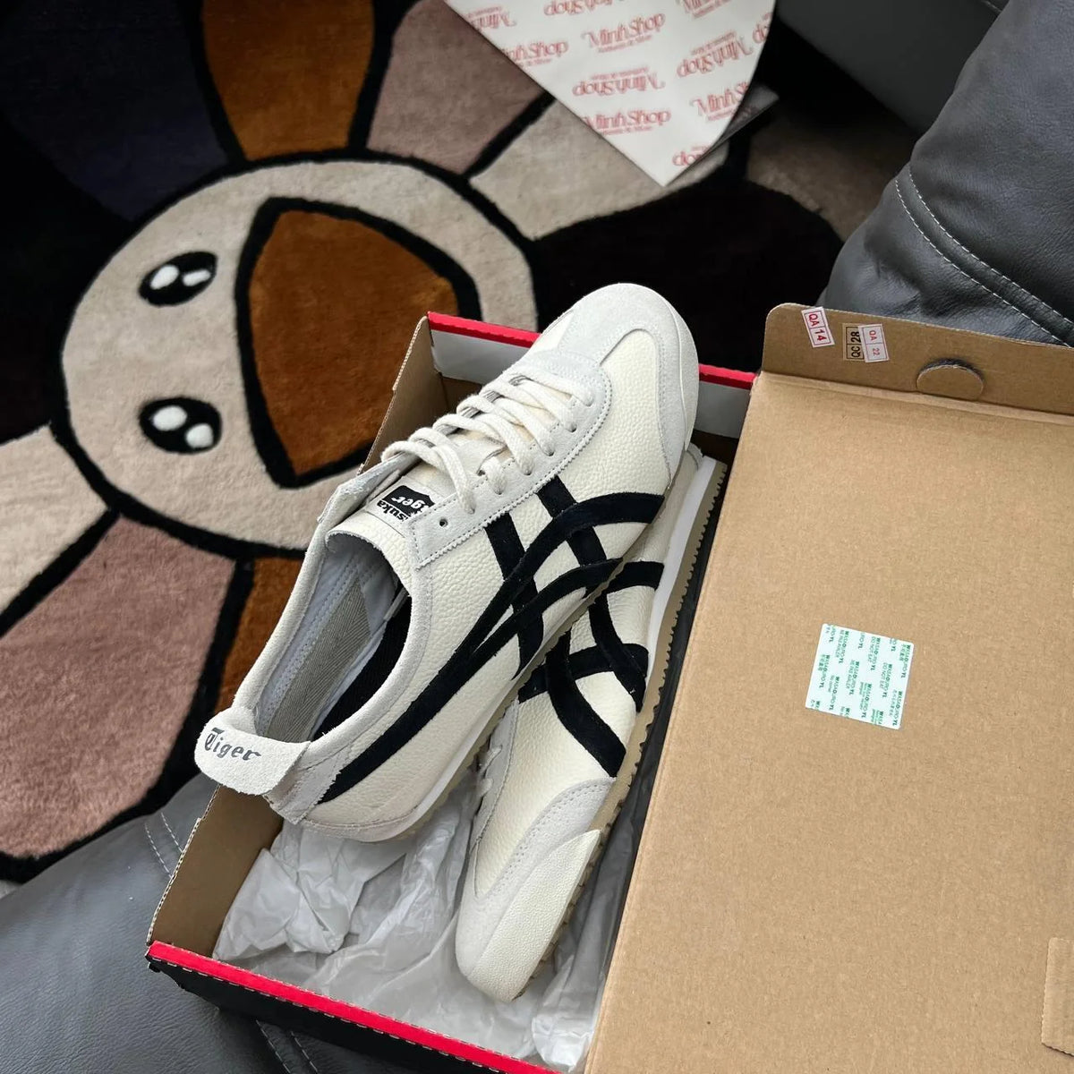 Onit_suka Tiger Mexico 66 Cream Black